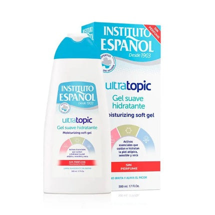 Gel Hidratant Corp Instituto Español Ultratopic 500ml Alb-Albastru