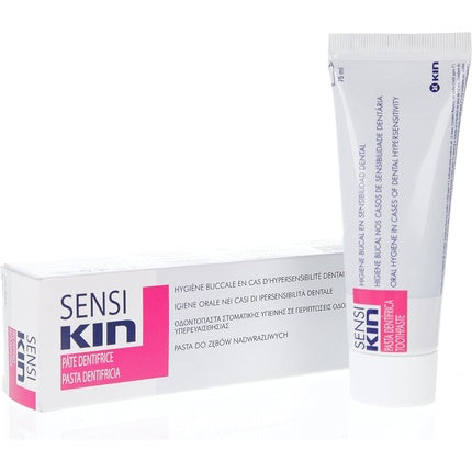 Pastă de dinți, Kin, Sensi, 75ml alb