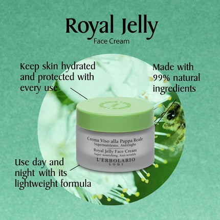 Crema de față L'Erbolario Royal Jelly, 50ml
