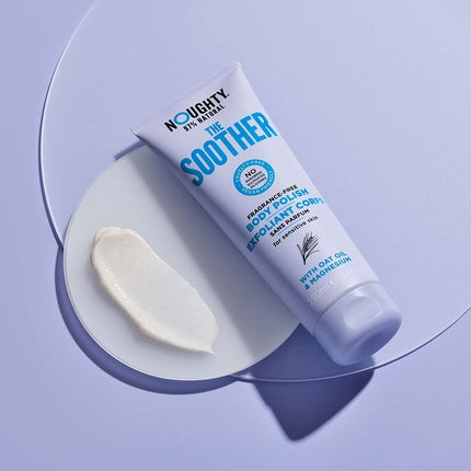 Exfoliant corp Noughty The Soother, 250ml, mov