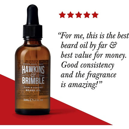 Ulei barbă, Hawkins & Brimble, 50ml, maro