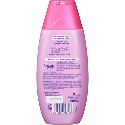 Șampon balsam, Schauma, Kids, roz, 250ml
