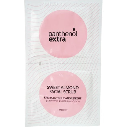Cremă peeling facial Sweet Almond, Panthenol Extra, 2x8ml