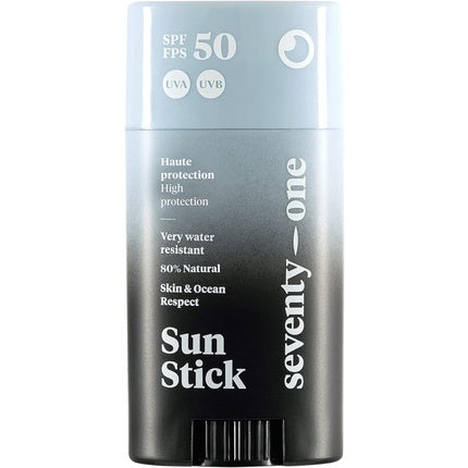 Sun Stick Go Wild The Invisible, Seventyone Percent, protecție solară, SPF30, 20g