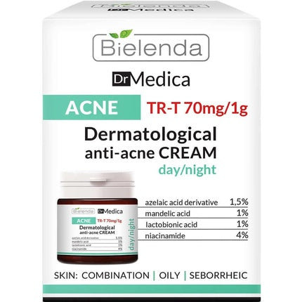 Cremă Anti-Acnee, Bielenda Dr Medica, set, maro