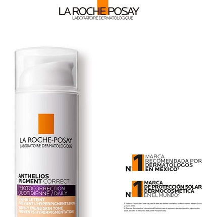 Cremă colorată cu protecție solară, La Roche-Posay, Anthelios Pigment Correct SPF50+ (50ml)
