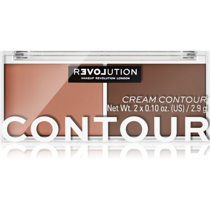 Revolution Relove Palette Contur Cremă Medium, Compact Conturare
