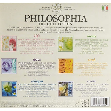 Set Săpunuri Nesti Dante Filosofia, 6 x 150 g