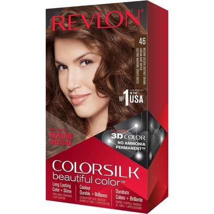 Vopsea de par, Revlon, Colorsilk, Saten Auriu Mediu 46