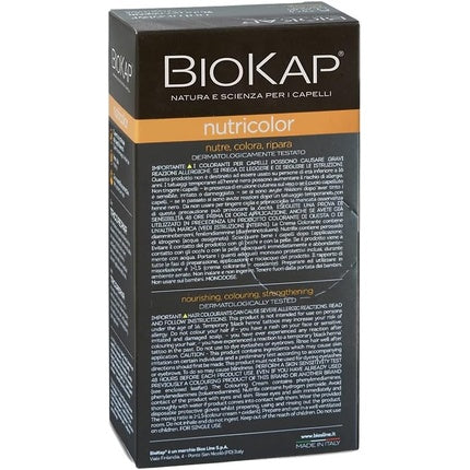 Vopsea păr, Bios Line, Biokap Nutricolor 4.4, castaniu