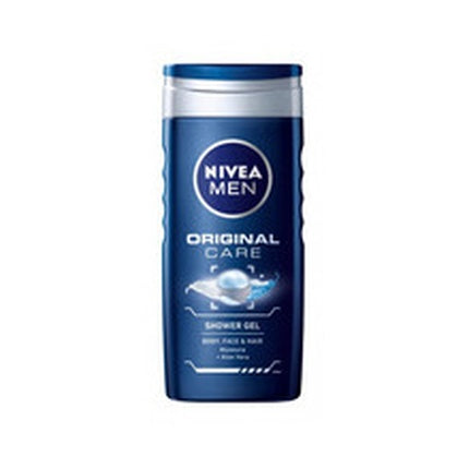 Gel de Duș Nivea Men Original Care Protect & Care, albastru, 375g