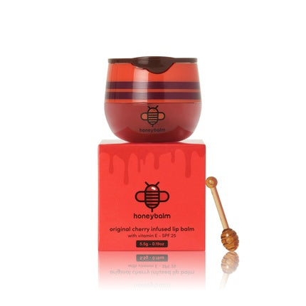 Balsam Buze Honeybalm Cherry SPF25 - Balsam Hidratant cu Protecție Solară