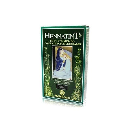 Vopsea de păr Radhe Shyam Hennatint Negru 60ml