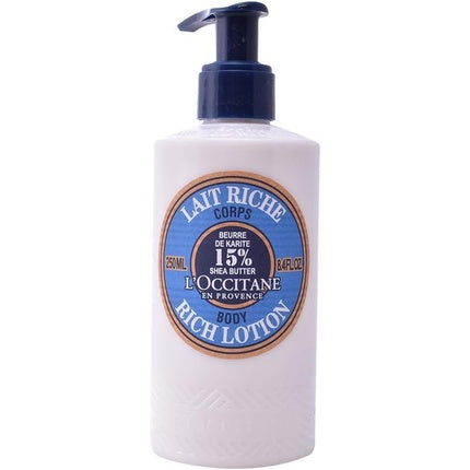 Lotiune corp, L'Occitane, Shea Rich 250ml, 15% unt de shea