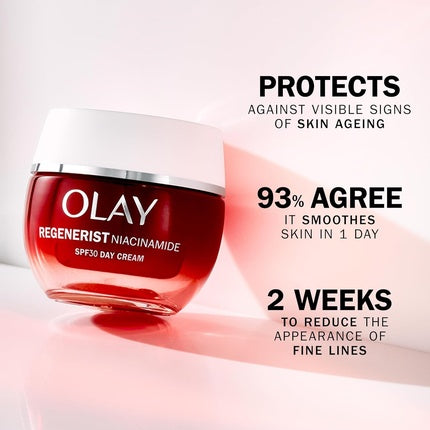 Cremă de zi, Olay, Regenerist Niacinamide, roșu, 50ml