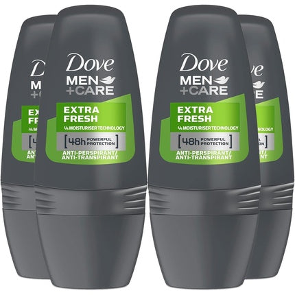 Deodorant roll-on, Dove, Men Extra Fresh, 50 ml