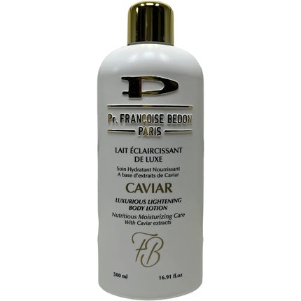 Pr. Francoise Bedon Caviar Luxurious Lightening Body Lotion, 500ml, alb cu capac auriu