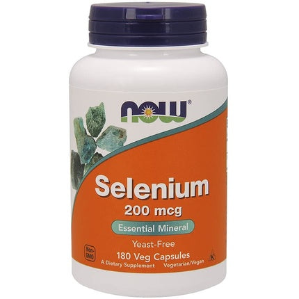 Now Foods Selenium 200mcg VCaps, Supliment mineral, 180 capsule vegetale