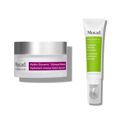 Set Îngrijire Anti-Îmbătrânire, Murad, Plumping Solutions, alb/verde