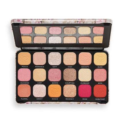 Paletă farduri de pleoape, Makeup Revolution, Regal Romance, 19.8g