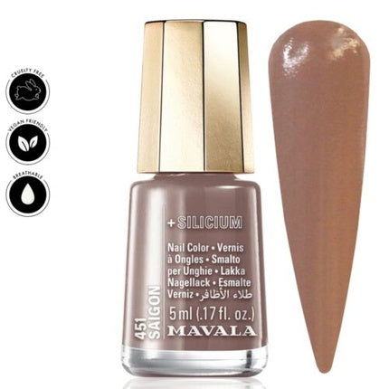 Lac de unghii Mavala Saigon, 5ml, bej