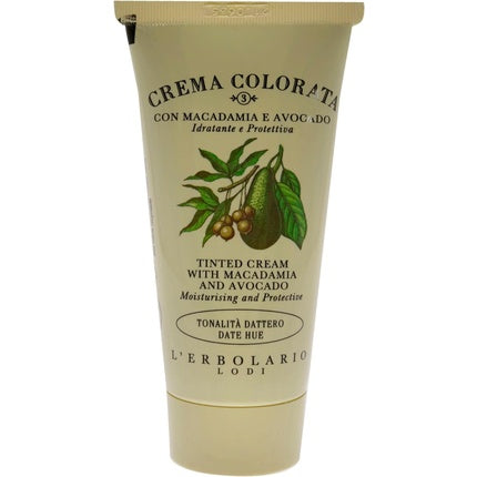 Crema Colorată Față, L'Erbolario, Tinted Cream Date Hue, 50 ml