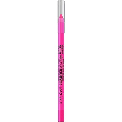 Creion de buze, L.A. Girl Shockwave Neon Lip Liner Pop, roz neon, 21g