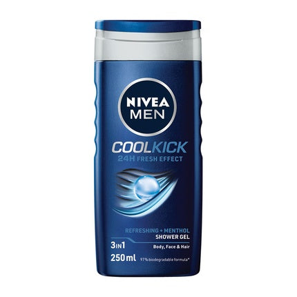 Gel de Duș Nivea Men Cool Kick, Aromă Mentol, 250ml