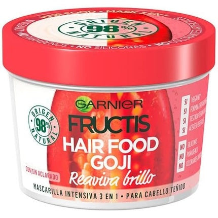 Mască de păr Garnier Fructis Hair Food Goji Reviving Brilliance, 390ml