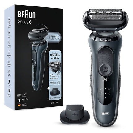 Aparat ras electric Braun 61-N1200s, SensoFlex, gri