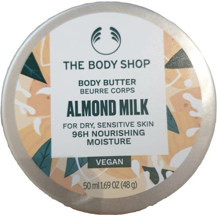 Unt de corp The Body Shop, Almond Milk, 50ml, vegan