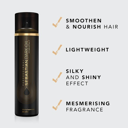 Spray păr, Sebastian Professional, Dark Oil, negru, 200ml