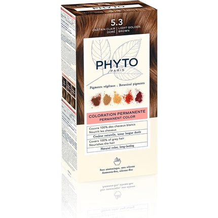 Vopsea de păr, Phyto, PhytoColor 5.3, castaniu