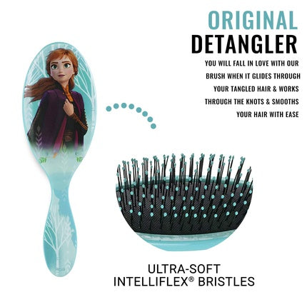Perie păr Wet Brush Disney, Anna Frozen 2, albastru pal