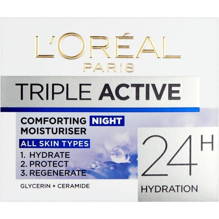 Cremă de Noapte Hidratantă, L'Oréal, Triple Active, 50ml