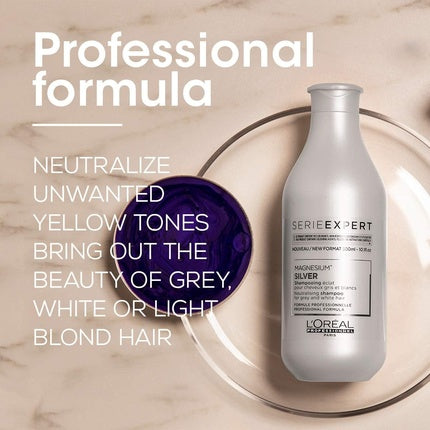 Cremă Neutralizantă L'Oréal Professionnel Serie Expert Silver pentru păr blond deschis și gri