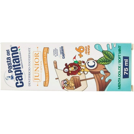 Pasta de dinti, Pasta Del Capitano, Junior, menta dulce, 75ml