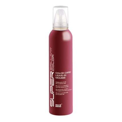 Super Brilliance Color Care Leave-In Hair Mousse, 250ml, roșu