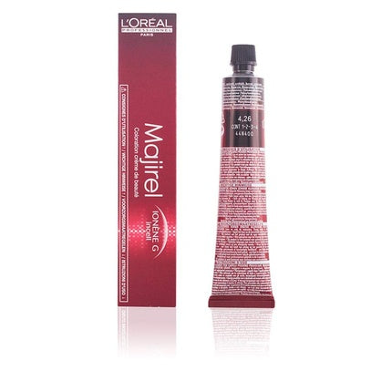 Vopsea păr, L'Oréal Professionnel, Majirel, castaniu mediu iris roșu