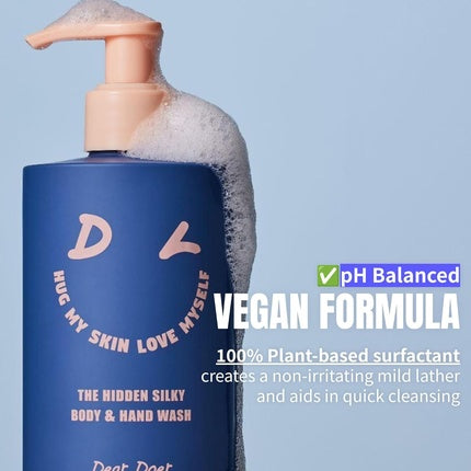Soap lichid pentru mâini și corp Dear Doer The Hidden Silky Body & Hand Wash, 10.14 Fl Oz
