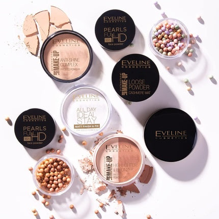 Pudra compacta Eveline Cosmetics Art Make-Up Anti-Shine Complex, 32 Natural