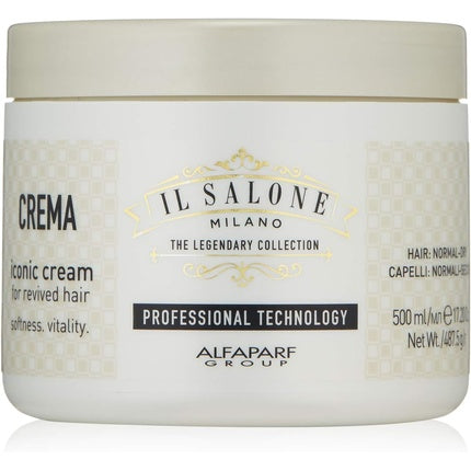 Cremă de păr, Alfaparf Milano, Iconic Cream pentru păr normal până la uscat, 500ml