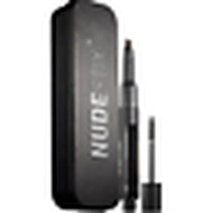 Creion pentru Sprâncene Waterproof Nudestix Blonde Eyebrow Stylus și Gel de Fixare, Culoare Blond