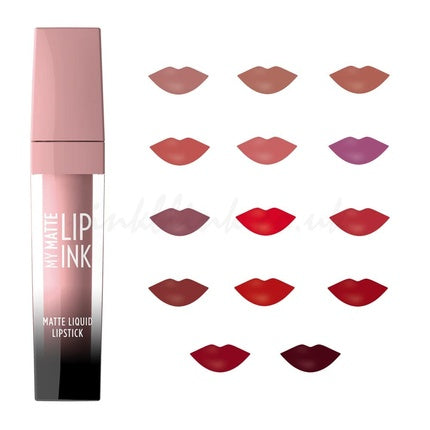 Ruj lichid mat Golden Rose My Matte Lip Ink 01 nude 5 ml