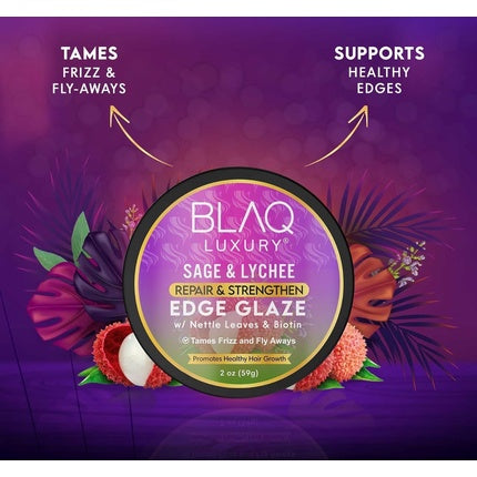 Gel păr, Blaq Luxury, Sage & Lychee, fortifiant