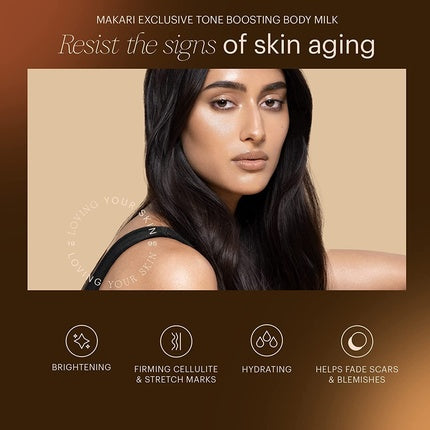 Lapte de corp Makari Exclusive Skin Tone Boosting, 16.8oz