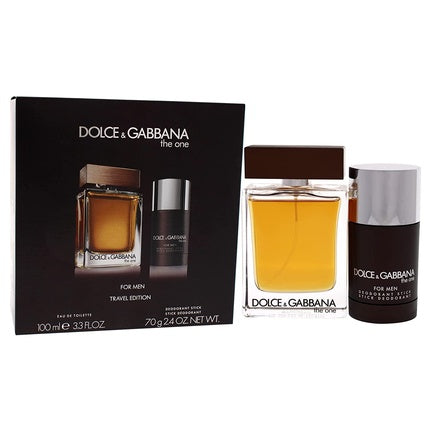 Set cadou parfum bărbați Dolce & Gabbana The One, Eau de toilette 100ml, deodorant stick 75ml