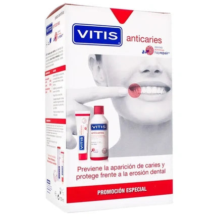Set Vitis Anticarii, Pasta de dinți și apă de gură, 100ml + 500ml