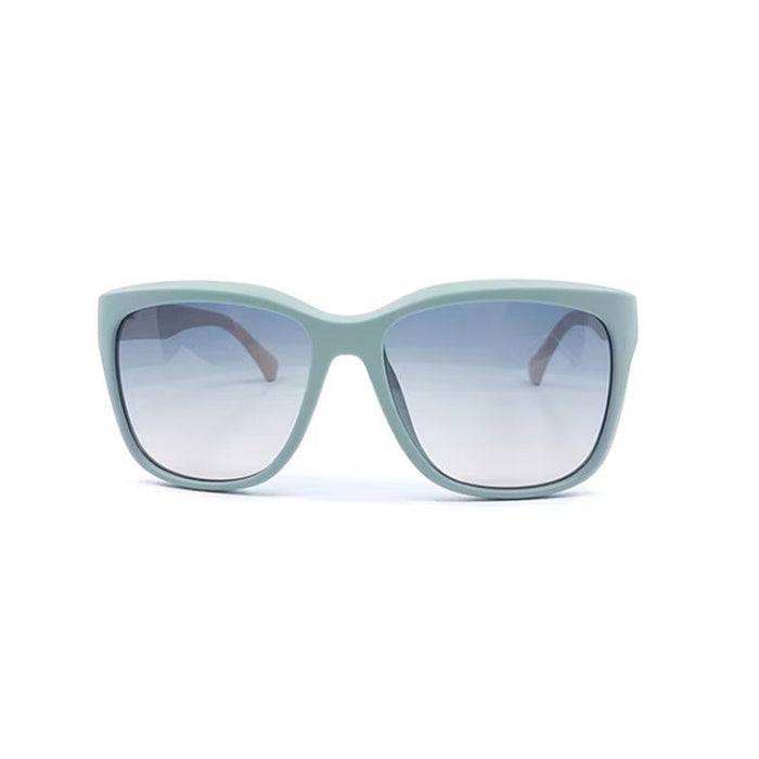 Ochelari de soare Calvin Klein Eyewear & Accessories, ramă verde deschis, lentile gri-albastre degradé