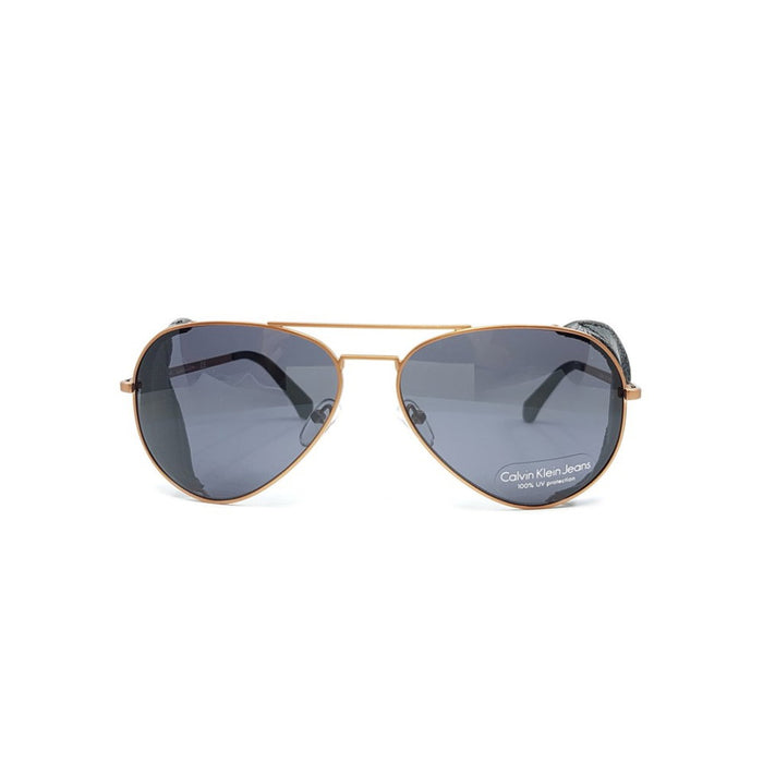 Ochelari de soare Calvin Klein Calvin Klein Eyewear & Accessories, ramă cu aspect metalic, lentile gri